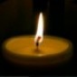 flickering candle