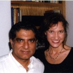 Lissa Coffey with her mentor Deepak Chopra