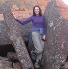 Dr Randy Kamen hiking in the Red Mountains of Utah
