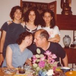 Lisa Tener as a teenager with family